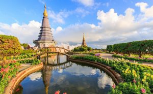 พระมหาธาตุเจดีย์ นภเมทนีดล – นภพลภูมิสิริ doi inthanon national park chiang mai