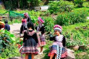 ชุดแม้ว บ้านม้งดอยปุย doi suthep temple hmong village tour