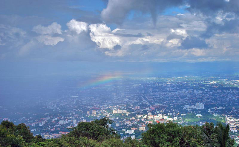 จุดชมวิว วัดพระธาตุดอยสุเทพ doi suthep temple bhubing palace tour