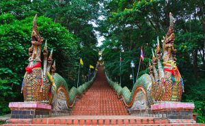 บันไดนาค วัดพระธาตุดอยสุเทพ doi suthep temple bhubing palace tour