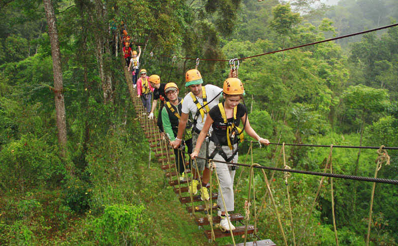 โหนสลิง Dragon Flight ดอยสะเก็ด เชียงใหม่