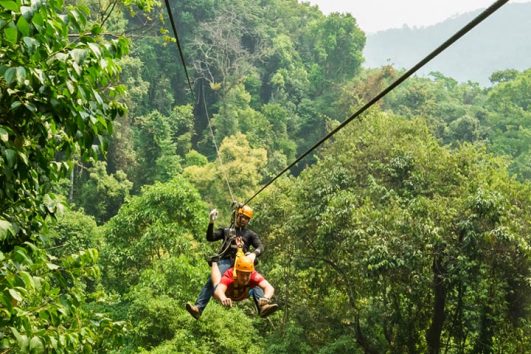 โหนสลิง Dragon Flight ดอยสะเก็ด เชียงใหม่