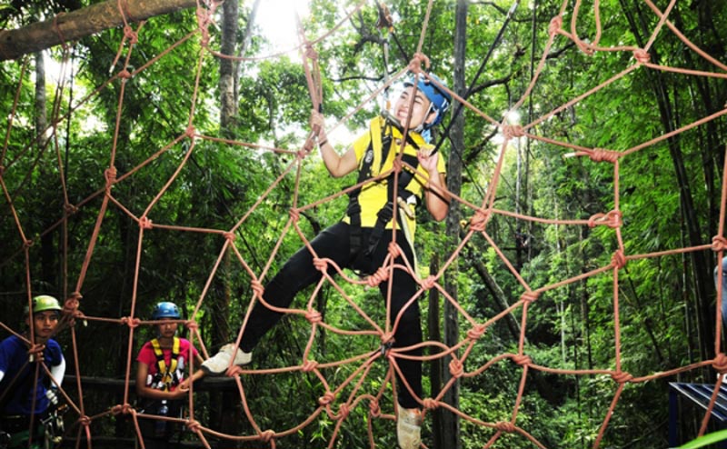 โหนสลิง Eagle Track แม่ริม เชียงใหม่