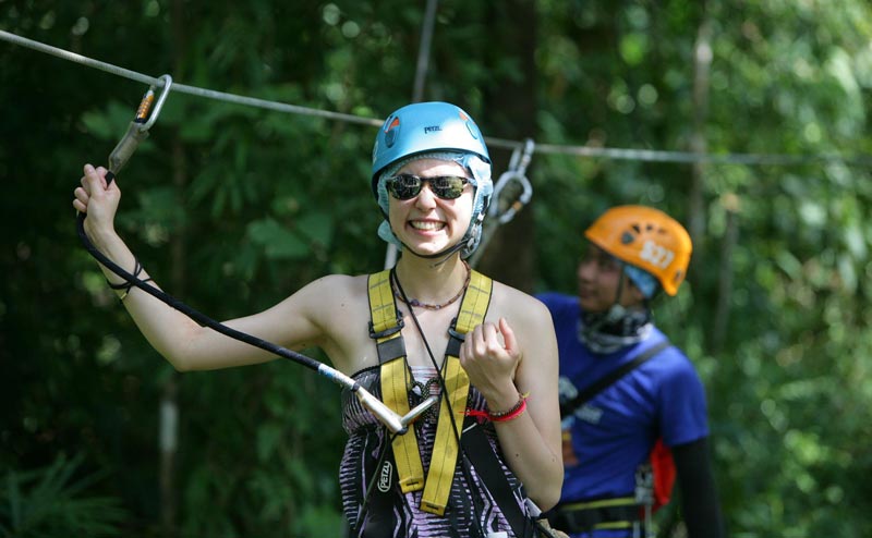 โหนสลิง Eagle Track แม่ริม เชียงใหม่