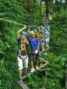 โหนสลิง Eagle Track แม่ริม เชียงใหม่