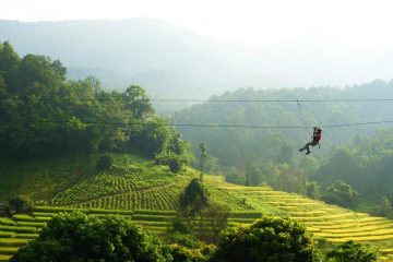 โหนสลิง Eagle Track แม่ริม เชียงใหม่