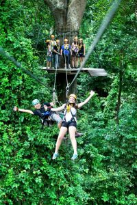 โหนสลิง Flight of the Gibbon แม่กําปอง เชียงใหม่