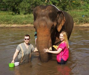 เลี้ยงช้าง ดูแลช้าง Ran-Tong Elephant Center